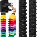 Spring Clip Hat Organizer for Baseball Caps  2 Pack, Wall Hat Rack for Door & Closet  Keeps 20 Hats Tidy in Entryway, Dorm, Bedroom  Multi-Layer Cap Storage (Adhesive or Screws)