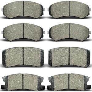 D867 D868 Front Rear Brake Pads Set Fit For 2004-2011 For Mitsubishi Endeavor,for 2001-2006 Montero