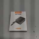 SUPERONE 62W Retractable Wall Charger with Dual Cables, 3-Port USB C Charger Block, 35W Phone Chargers Fast Charging for iPhone 17/16/15 Series, Pad, Tablet, LG, Samsung and More