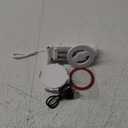 MQOUNY for Magsafe Tripod Stand for iPhone,Portable Pocket Size Selfie Stick with Rechargeable Remote and Metal Ring,Extendable Detachable Cell Phone Tripod Compatible with iPhone/Android (White)