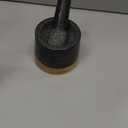 Mortar and Pestle Set Small - Heavy-Duty 1 Cup Stone Grinder for Spices & Herbs - Durable Granite Molcajete - Guacamole Bowl with Non-Slip Wooden Base - Effortless Grinding & Easy to Clean