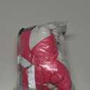 SUNFURA Full Body Dog Coat - Warm Fleece Jacket for Small Dogs, Turtleneck Winter Coats with Harness, Reflective Dog Snowsuit Windproof Puffer Jackets with Legs for Pug, Jack Russel, Hot Pink S