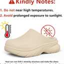 Unisex Waterproof Winter Slippers for Outdoor, Fuzzy Lined Non-Slip Snow Boot House Shoes with Rubber Sole, Indoor Outdoor Comfort for Cold Weather,42-43