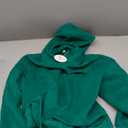 ANRABESS Womens Oversized Hoodies Long Sleeve Fleece Side Slit Hooded Sweatshirts Pullover 2026 Fall Outfits Y2K Clothes (XSmall, Green)