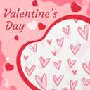 YanJie Headbands for Women Knotted Headband Love Heart Pink Hair Accessories for Girls Wide Red Hairband Non Slip Wide Hair Hoop Gifts