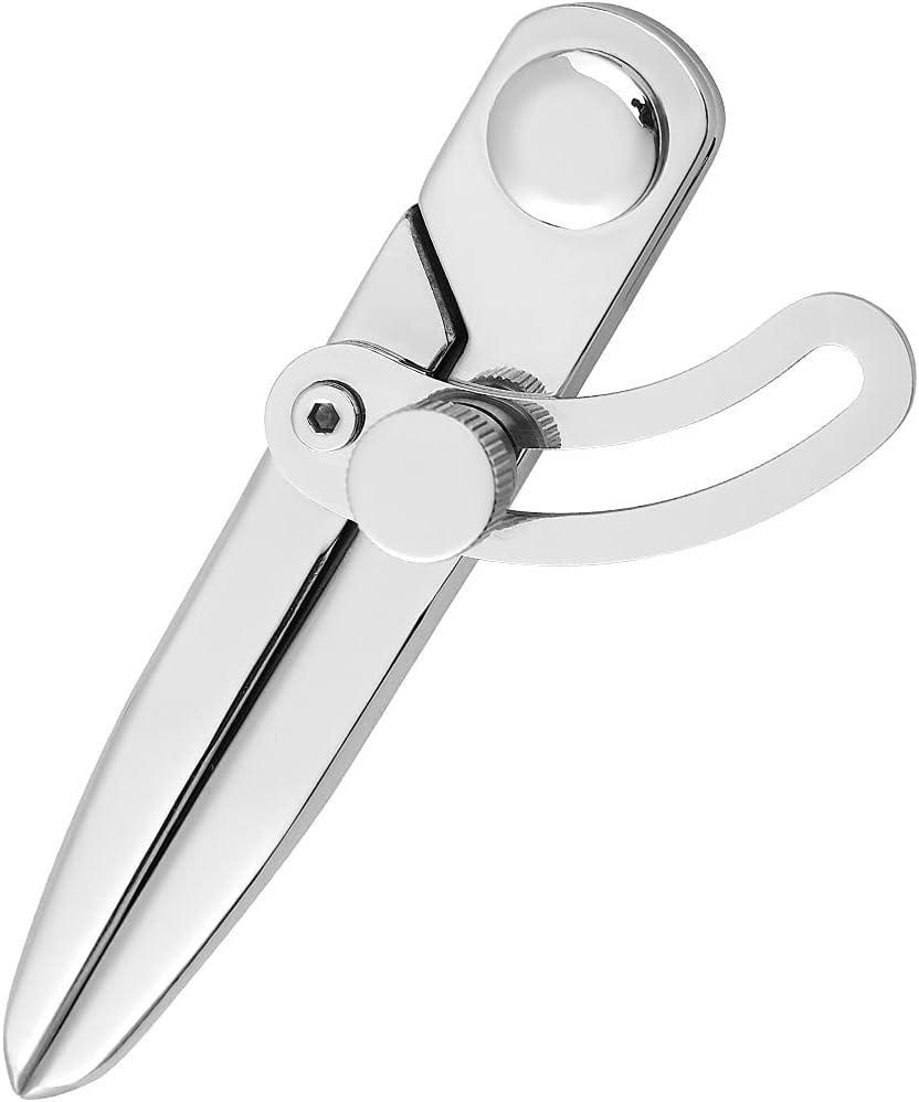 WUTA Wing Divider High Polished 304 Stainless Steel Adjustable Spacing Compass Wing Divider Scriber Leather Regulation Tools Edge Creaser DIY for Woodworking Leather Marking