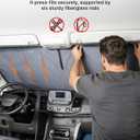 MELIPRON Van Windshield Covers Fit for Mercedes-Benz Sprinter NCV3/VS30 2007-2025, Blackout Privacy & Thermal Insulation Window Cover for Van Life & Camping, Custom Fit, Easy Install, Gray
