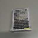 3 x B&Q Lash Clusters 30D 50D-C-9-16MIX LASH Individual 280 Clusters False Eyelash 9-16MIX Lash Clusters Extensions DIY Eyelash Extensions at Home (30D 50D,C-9-16MIX)