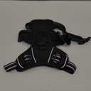 rabbitgoo Dog Harness No Pull with 2 Leash Clips, Adjustable Soft Padded, Reflective Oxford No Choke Pet Vest with Easy Control Handle for Small Dogs, Black, S