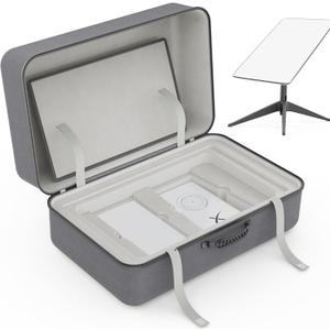 Starlink Gen 2 Carrying CaseOutdoor Travel Case for Standard Starlink V2 Accessories Semi-Rigid EVA Compact InteriorLarge CapacityHolds Starlink V2 Dish & Router & Cable & Mount & Power Supply