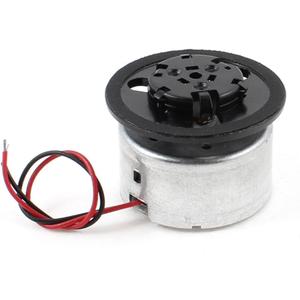 Uxcell Black Silver Tone DC 5.9V VCD DVD Player Micro Motor W Trayer CD Holder