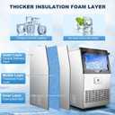 90LBS/24H Commercial Ice Maker Machine Under Counter/Freestanding