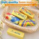 2 x Slow Rising Butter Squishy, 2026 New Realistic Soft Butter Stick ,Butter Squishy Relief Fidget Toys,Slow Rebound Stress Relief Toy Gifts (1pcs-B)