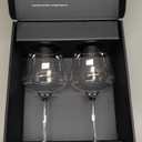 Gabriel-Glas StandArt Crystal Wine Glasses, Set of 2 with Gift Box - Premium, Universal Wine Glass for Red and White Wine - Dishwasher Safe, Lead-Free, 16 oz.