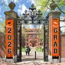 2026 Graduation Decorations, Graduation Banner Class of 2026, Hanging Congratulations/Congrats Grad Banner for Door and Porch, Party Decor - Orange