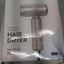 Dual Voltage Travel Hair Dryer, Mini Ionic Hair Dryers with Magnetic Curly Diffuser, 1500W High-Speed Fast Drying, Lightweight Compact Portable Blow Dryer, Gift Women,Quiet,European 100-240V (Black)