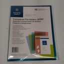 Business Source Green Transparent Poly File Holders