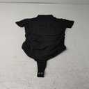 Womens Short Sleeve Bodysuits Mesh Body Suits Turtleneck Bodysuits Date Outfits 2025 Fashion, Extra Large, Black 