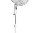 EZ-Chill 16 Oscillating Pedestal Fan, 3-speed Options, 90-Degree Oscillating Head, Adjustable Height and Tilt, Powerful Air Flow, White, MTSP15-16AZ