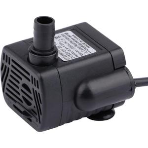 Aquarium Water Pumps,driew Mini Submersible Water Pump, DC 5.5-12V 5V 9V 12V Brushless Waterproof Pumps for Pond Aquarium with 4.5 Feet Cord, 200L/H (3)