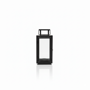 HD 12 in Glass/ Iron Lantern