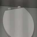 Bemis 1500EC 390 Lift-Off Wood Elongated Toilet Seat, Cotton White (Pack of 1)