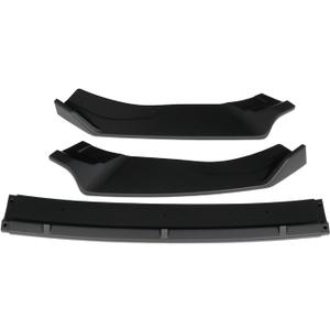 3 Pcs Car Front Bumper Splitter Lip Diffuser Spoiler Guard Protetor Lip Compatible for VW Golf MK7 MK7.5 GTI R GTD 2014-2019(Matte Black)