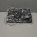 SNTD Dish Drying Rack - Small Dish Rack for Kitchen Counter, Stainless Steel Dish Drainer with Utensil Holder and Drainboard, 11" W x 15" L (Black)