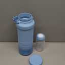 Momcozy 22oz Portable Breast Milk Cooler for Outdoor, Life Saver with 360 Total Cooling for 24 Hours, Larger Capacity Travel Breastmilk Chiller with 2pcs Baby Bottles for Breastmilk Storage (Blue)