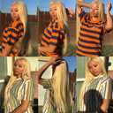 30 32 34 inch Blonde Bundles Human Hair 613 Straight 3 Bundles Unprocessed Brazilian Virgin Hair 613 Blonde Straight Bundle Total 160g