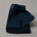 MYSTIC-HOME Green Sheer Curtains 45 Inch Long 2 Panels, Short Voile Drapes for Kitchen Dinning Small Windows, Light Filtering Sheer Curtains for Living Room Bedroom Bathroom, Rod Pocket, 52" Wx45 L