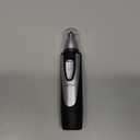 Ear and Nose Hair Trimmer Clipper - 2025 Professional Painless Eyebrow & Facial Hair Trimmer for Men Women, Battery-Operated Trimmer with IPX7 Waterproof, Dual Edge Blades for Easy Cleansing Black