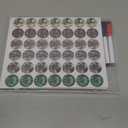 CZYY RPG Dry Erase Token Set - 192 PCS | Reusable Blank Tokens, Creature Tokens, 5E Class Characters with Maker Pens | Ideal for DND, Pathfinder, TTRPGs, MTG & Board Game
