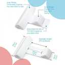 Side Sleeper Weddge Adjustable Soft and Breathable Cushion