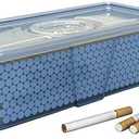 Plastic Container Safely Stores 220 Count Carton of Cigarette Filter Tubes