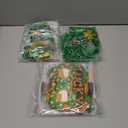Aurelema 42 Pcs St. Patrick's Day Accessories Shamrock Necklace Clover Green Paper Eyeglasses Irish Photo Prop