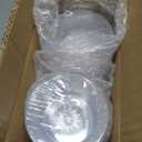 JoyServe Clear Mini Plastic Bowls - (Bulk 100 Pack) 6 Oz Disposable Premium Hard Plastic Dessert Bowls for Serving, Weddings, Catering, Parties, Salsa, Home or Event Party Supplies