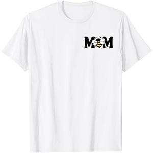 Mom Bee Cute Beekeeping Birthday Party Matching Family Mama T-Shirt Medium Ladies