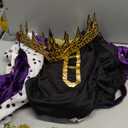 Spooktacular Creations King Costume Set Adult, Halloween Costumes, Medieval Royal Lord Farquaad Costume (Purple)