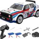 RC Drift Car 1/16 Scale 30+MPH Remote Control Car, Upgraded Brush Motor RC Off-Road Car with 2 Rechargeable Batteries, 2 Sets of Tires, and Light for 8-12 Years Old