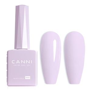 CANNI Purple Gel Nail Polish, 1Pcs Light Purple Gel Polish Pastel Violet Color High Gloss Soak Off U V French Nail Manicure Salon DIY
