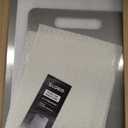 Pack of 2 Titanium Cutting Board,100% Pure Titanium Cutting Boards For Kitche,Easy to clean, Double-sided food-grade Cutting Board For Cutting Meats, Fruits And Vegetables (M & L)