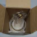 7Pcs Coffee Spoons Set,Ceramic Jar with 6 Spoons,Dessert Spoon with Holder, Creative Small Spoon Set for Coffee Ice Cream Cakes Dessert Party