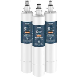 Crystala Filters Replacement for GE RPWFE, RPWF (with CHIP) Refrigerator Water Filter, Compatible with WSG-4, WF277, GFE28GMKES, PFE28KBLTS, GYE22HMKES, DFE28JSKSS, GFE28GYNFS, GFD28GYNFS, 3 Pack
