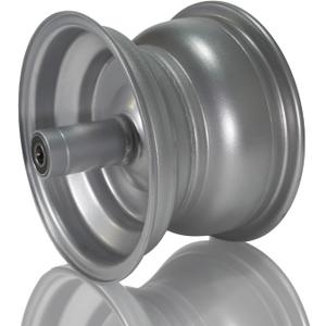 JMCHstore Silver Wheel Rim for Coleman CT200U BT200X CT200UEX 196cc Hisun 200-3 200-7, Axis M200 Mini bike (Front)