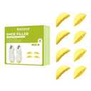 Bukihome Shoe Filler Insert - 4 Pairs Shoe Filler for Too Big Shoes, Heel Cushions for Women, Toe Inserts, Size Reducer Make Shoes Fit, Cushions for Women, Yellow, S