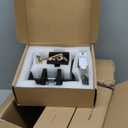 Door Locks For Front Door And Deadbolt Set, Exterior Door Lock Set With Deadbolt, Square Deadbolt Lock And Door Knob Set,Heavy Duty Entry Door Handle With Single Cylinder Deadbolt, (Matte Black 4Pack)