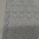 Shower Foot Scrubber Mat Back Washer Exfoliating Bath Wash Pad Wall Mounted Slip Suction Cups for Use in Cleaner Men and Women (Gray)