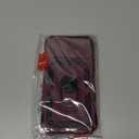 Janmitta Case for iPhone 11 Pro Phone Cover Built in Slide Camera Lens Cover+Screen Protector,Heavy Duty Shockproof Full Body PhoneCase with Finger Ring Holder Kickstand,Wine Red