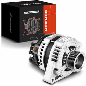 A-Premium Alternator Compatible with Honda & Acura Vehicles - Accord 2008-2012 L4 2.4L, TSX 2009-2014 L4 2.4L - 12V 130Amp CW 7-Groove Pulley, Replace# 104210-5890, 31100-R40-A01, 06311-R50-505RM